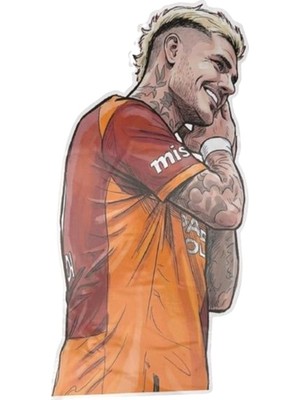 Piolent Galatasaray Mauro Icardi Gol Sevinci Büyük Sticker 40X50CM Orijinal Lisanslı Ürün