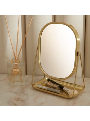 Karaca Home Reora Masa Aynası Gold 20.5X13X28 cm