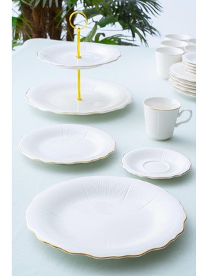 Belirtilmemiş Acar Sinatra Gold 20 Parça Brunch Seti PORWM-06196