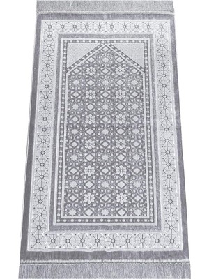 Belirtilmemiş Kadife Seccade Inci Velvet Pearl - Gri