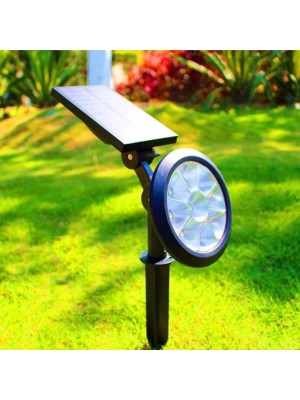 Belirtilmemiş 18W LED Solar Kazıklı Çim Armatür Cata Güneş Enerjili LED Işık Çim Lambası Bahçe Ağaç Çalı Duvar Ay