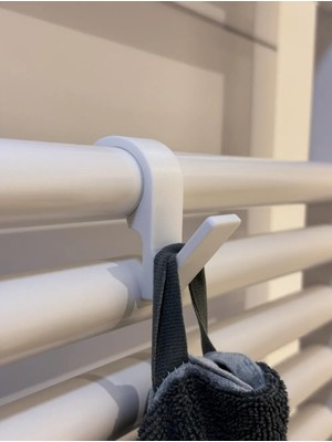 Belirtilmemiş Duşakabin Havlu Askısı, 6 Adet, Petek Banyo Mutfak Kancalı, Havlupan Asma Aparatı
