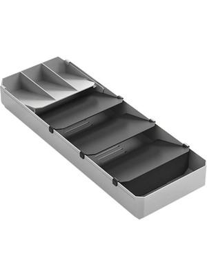Belirtilmemiş Metaltex Çatal Takımı Düzenleyici, Gri Siyah, 40-49 cm
