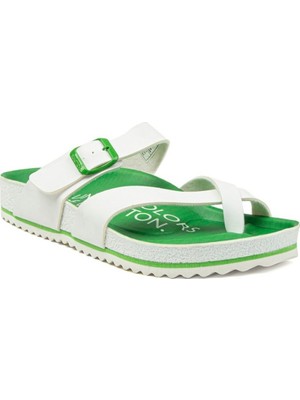United Colors Of Benetton Benetton BN-1023 Yeşil Erkek Parmak Arası Terlik
