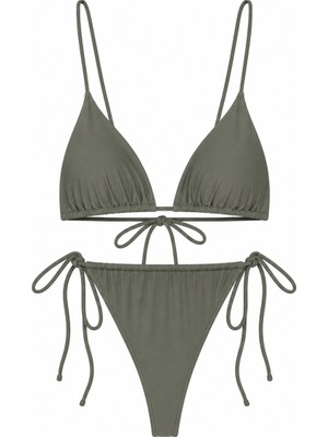 Pierre Cardin Ipli Üçgen Bikini Takımı
