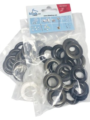 Klinkshop 31 Numara Antiksarı Renk Kuşgözü - 17 mm Aparatsız Malzeme Paketi - 25 Adet Paslanmaz Pirinç Kuşgözü