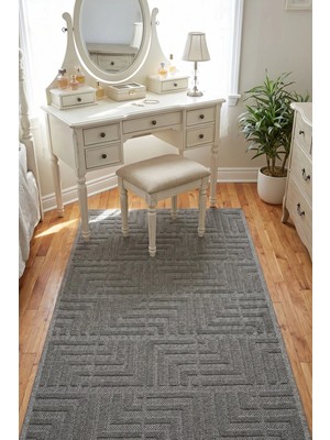 Halı Special Corridor Antrasit Yolluk 80X150 cm | %100 Pamuk, Yıkanabilir,mutfak,banyo,yatak Odası