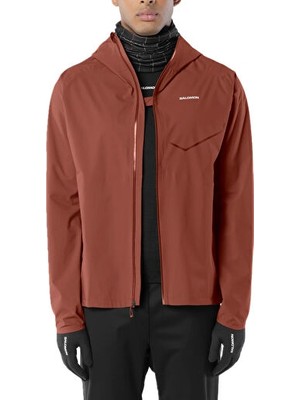 Salomon Bonattı Waterproof Jkt M Erkek Koşu Rüzgarlık LC2293100 Kahverengi