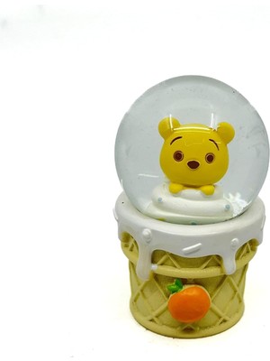 Belirtilmemiş Işıklı Kar Küresi Sevimli Sarı 7 cm