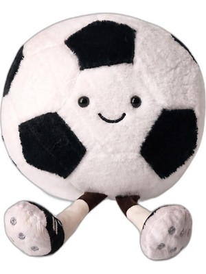 Belirtilmemiş Moontoys Ayaklı Top Yastık Siyah-Beyaz