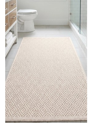 Halı Special Corridor Krem Yolluk 80X150 cm | %100 Pamuk, Yıkanabilir,mutfak,banyo,yatak Odası