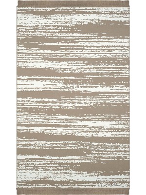 Belirtilmemiş Cool Halı Lovely Kahverengi Kilim Çift Taraflı Makinede Yıkanabilir Banyo Mutfak Balkon Kilimi