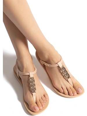 Ipanema Class Chain Kadın Sandalet Bej 35/42