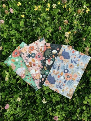 Mikasso Çizgisiz Defter Seti 4'lü 10X15CM Not Defteri Seti Hediyelik Defter Karton Düz Çizgisiz Küçük Boy Ço
