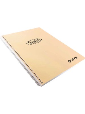 Mikasso U-Fen Okul Defteri Pp Kapak Spiralli Defter 96 Yaprak Çizgili A4 Telli Defter Sert Spiralli Çizgili