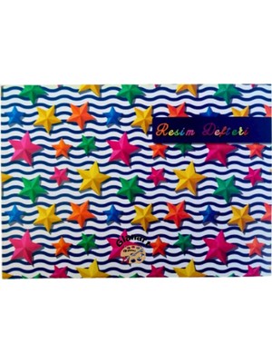 Mikasso 60 Yaprak Resim Defteri Orta Boy 21X29.5 cm Kenarı Cırtlı 1 Adet Karton Düz Çizgisiz Orta Boy Çok Re
