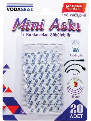 Belirtilmemiş Yapışkanlı Banyo Lavabo Mutfak Askılık Şeffaf Plastik Sağlam Asma Iz Bırakmayan Mini Askı 2