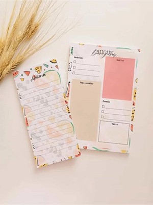 Mikasso Masaüstü Planlayıcı Defter Set Sarı Sert Düz Çizgisiz 40 Yaprak Orta Boy Sarı Bloknotlar A5