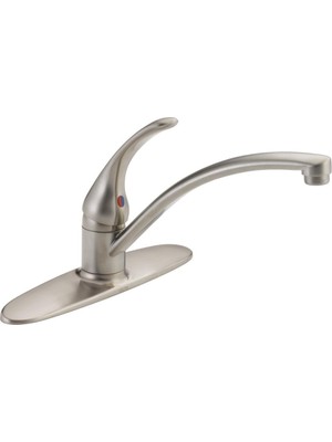 Belirtilmemiş Faucet Vakıflar Tek Kolu Evye Bataryası, Paslanmaz B1310LF-SS