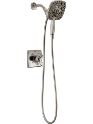 Belirtilmemiş Faucet Ashlyn 17 Serisi Çift Fonksiyonlu Duş Trim Kiti 2 Sprey Dokunmatik Temizleme IN2ITION