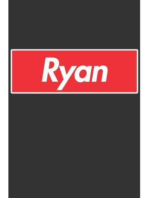 Belirtilmemiş Ryan: Ryan Planner Calendar Notebook Journal, Personal Named Firstname Or Surname For Someone Calle