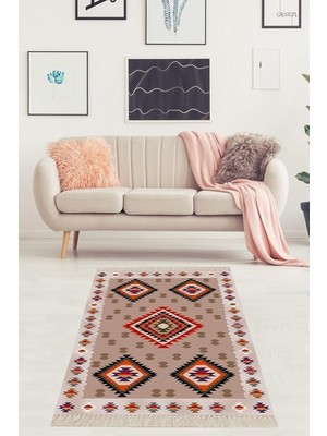 Belirtilmemiş Pelangi Kaymaz Taban Halı, Bej 120 x 160