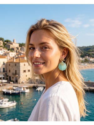 Lyra Marina Deniz Kabuğu Küpe