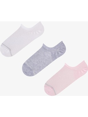 Penti Basic Mesh Pamuklu Simli 3 Çift Sneaker Çorap