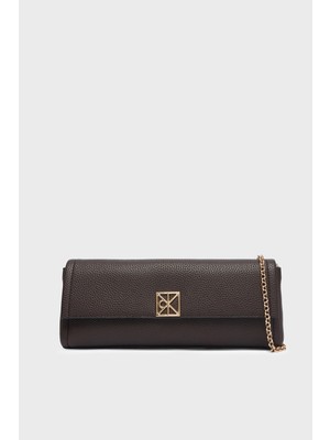 Calvin Klein Logolu Zincir Askılı Çanta LV04F3740GBAL Bayan Çanta LV04F3740G Bal