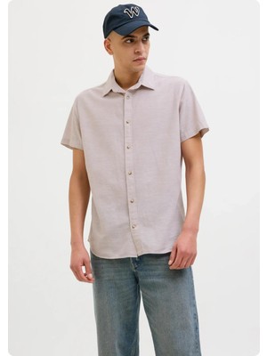 Jack & Jones Jack&jones 12269329 Jjesummer Shırt Kısa Kol Gomlek