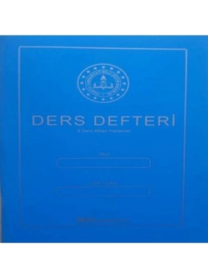 Mikasso 8 Ders Alttan Yoklamalı Pp Kapak Ders Defteri Mavi Iea Karton Düz Kareli Orta Boy Lacivert Okul Deft