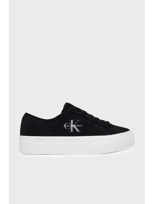 Calvin Klein Deri Karışımlı Logolu Sneaker Ayakkabı HW0HW03088BEH Bayan Ayakkabı HW0HW03088 Beh