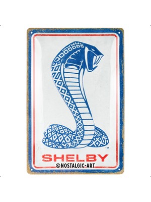 Nostalgic Art Nostalgic-Art Shelby - Snake Temalı Metal Levha, 20 x 30 cm