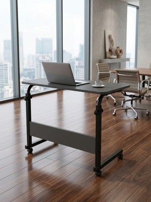Homedora Royal Modern Yükseklik Ayarlı Çalışma Masası - (Tekerli) 80X40