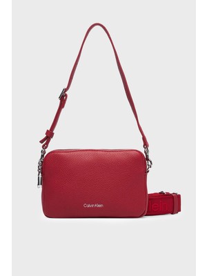 Calvin Klein Logolu Ayarlanabilir Askılı Çanta LV04F3656GXLL Bayan Çanta LV04F3656G Xll