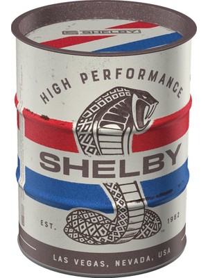 Nostalgic Art Nostalgic-Art Retro Kumbara, 20 Oz, Shelby Hayranları Için Hediye Fikri, Resmi Lisans Ürünü (Olp), Metal Kumbara, Vintage Tasarım