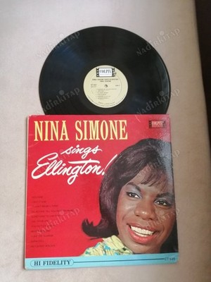 Plakperest Nına Sımone - Nına Sımone Sıngs Ellıngton 1962 Usa Basım 33 Lük Lp  Plak