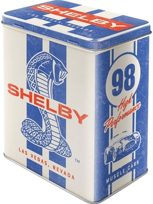 Nostalgic Art Nostalgic-Art Retro Saklama Kavanozu L, 3 L, Shelby - Snake 98 - Shelby Aksesuarları Hayranları Için Hediye Fikri, Orijinal Lisanslı Ürün (Olp), Büyük Teneke Kahve Tenekesi, Vintage Tasarım