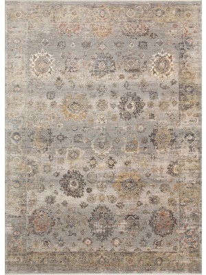 Eko Halı Mystic MYS01 Marine Zarif Vintage Motifleri Ince Renk Geçişleriyle Zenginleştiren Viskon Dokuma Şık Makine Halısı