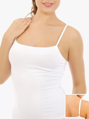 İmer Lingerie Imr 1237 Premium Series Pamuklu Modal Ip Askılı Atlet