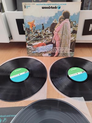 Plakperest Woodstock - Music From The Original Soundtrack And More - 1970 Japonya Basım(3 Lp) 33 Lük Lp 2.el