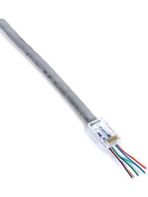 Marmara Qumasch Frısby FNW-RJ4528N Cat6 Ezrj-45 Yeni Nesil Utp Konnektör 100LÜ Kutu