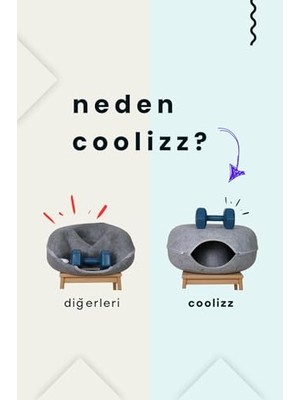 Esranın Dünyası Donut Kedi Tüneli/donut Kedi Yatağı - Açık Gri - 60CM Açık Gri-L