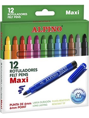Esranın Dünyası Alp-Ar-06 Maxi Keçeli Kalem, 12'li