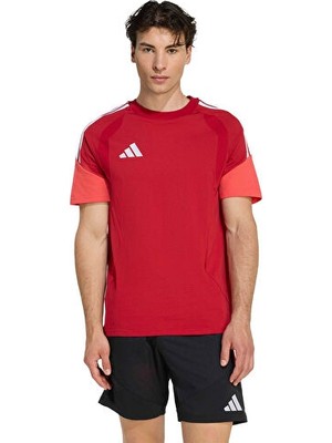 Adidas TIRO26 Competıtıon Tee Erkek Futbol Antrenman Tişörtü KB0269 Kırmızı