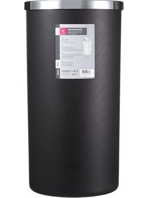 Esranın Dünyası Lenox Siyah 35 Lt Çöp Kovası M-E76-06