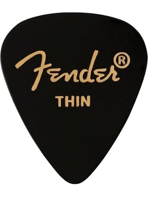 Esranın Dünyası 351 Thin 1 Adet Gitar Penası Siyah Shape Premium Pick
