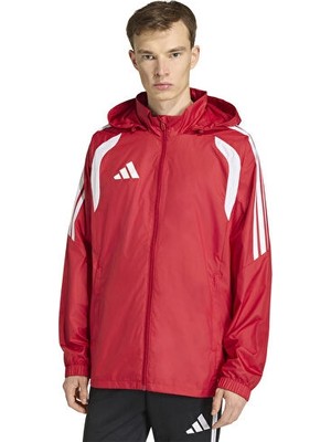 Adidas TIRO26 League Wb Erkek Futbol Antrenman Yağmurluk JY9731 Kırmızı