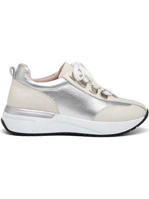 Tergan Krem Hakiki Deri Kadın Sneaker - K26I1AY68468-A68