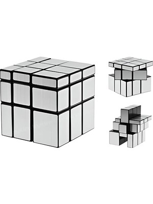 Esranın Dünyası 3X3X3 Gümüş Ayna Sihirli Hız Küpü Hızlı Stres Buster Beyin Fırtınası Çocuklar ve Yetişkinler Için Bulmaca